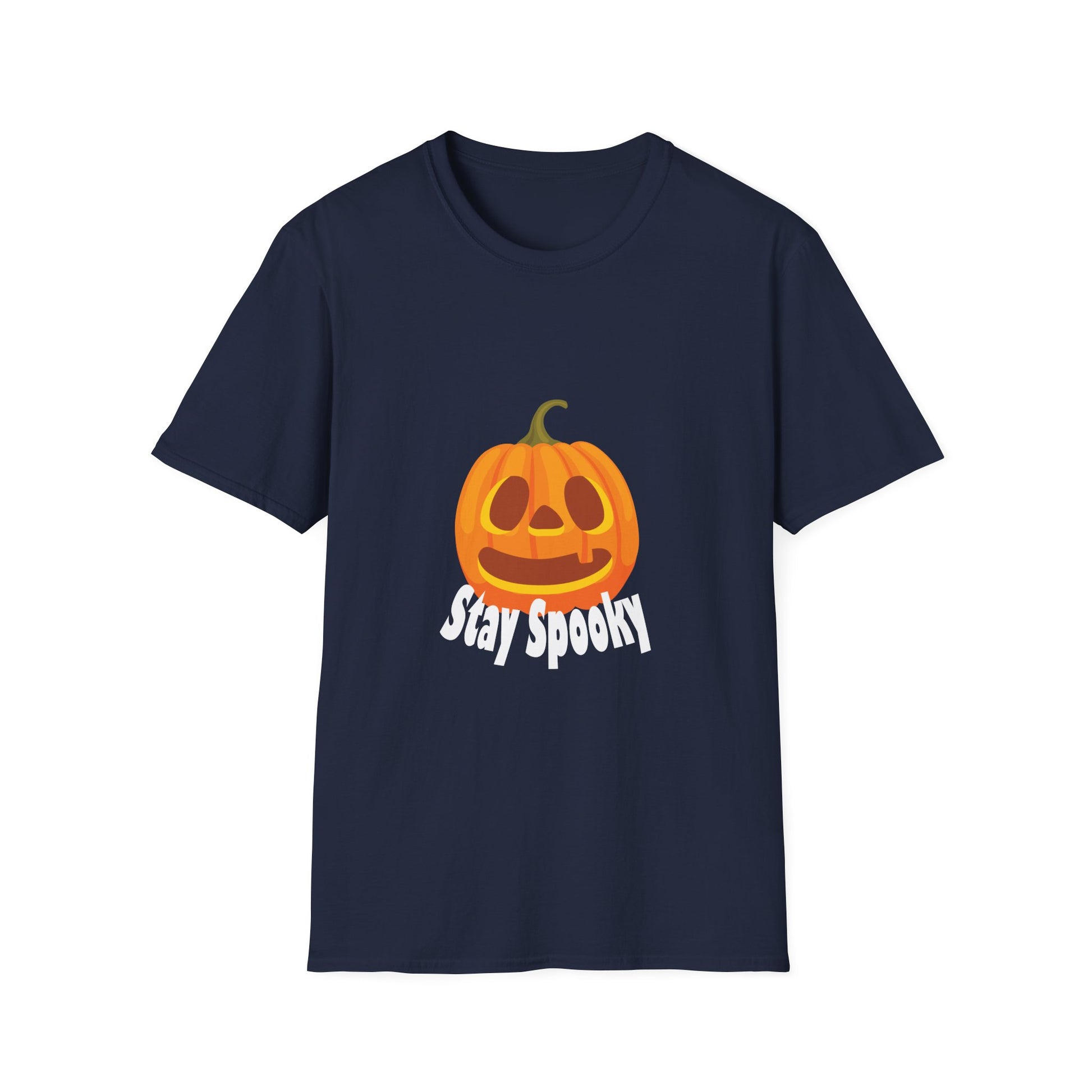 Halloween Pumpkin T-Shirt — "Stay Spooky" Graphic Tee