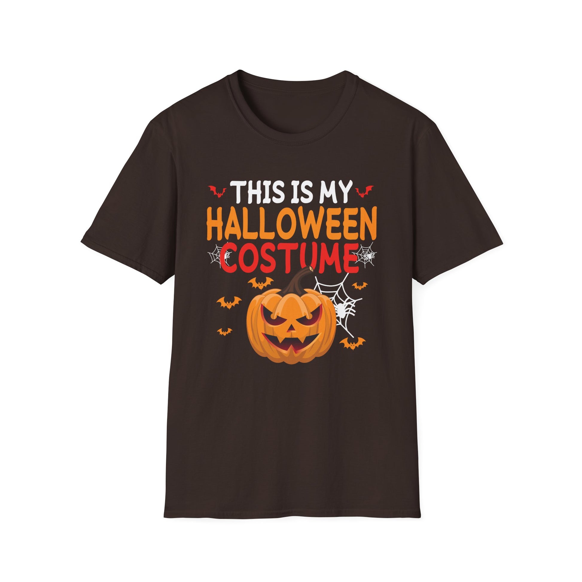 This Is My Halloween Costume T-Shirt — Pumpkin Jack-O'-Lantern Tee for Halloween Party & Trick-or-Treat