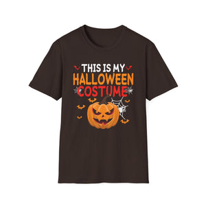 This Is My Halloween Costume T-Shirt — Pumpkin Jack-O'-Lantern Tee for Halloween Party & Trick-or-Treat