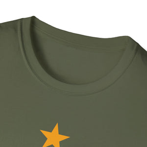 Golf Christmas Tree T-Shirt — Golf Ball Tree with Crossed Clubs Holiday Tee