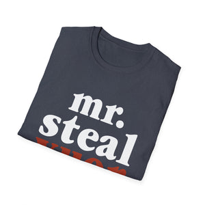 Mr. Steal Your Pie T-Shirt — Funny Thanksgiving Dessert Lover Tee  Unisex T-Shirt