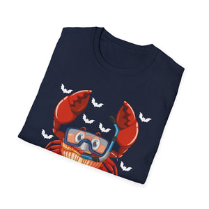 Happy Halloween Boo Spiders Witch Hat Halloween Tee Unisex Softstyle T-Shirt
