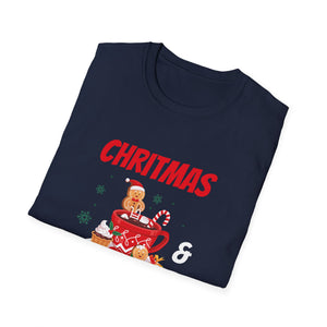 Christmas And Coffee Gingerbread Christmas Unisex T-Shirt
