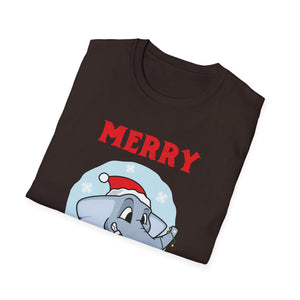 Christmas Elephant  Sweet Christmas Animals Unisex T-Shirt