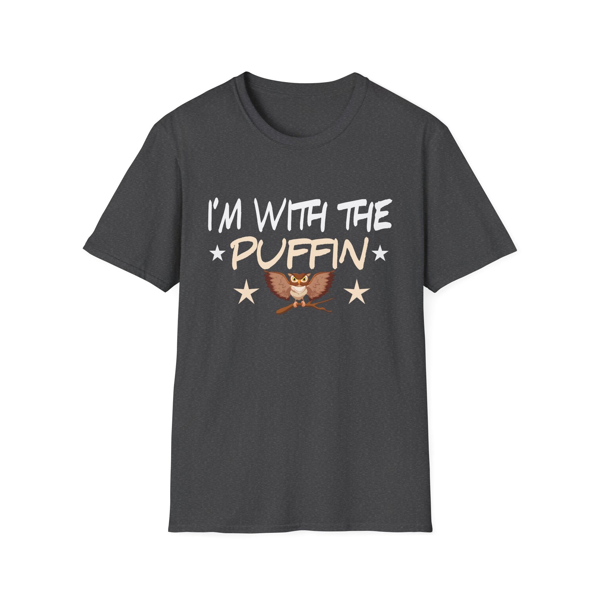 I'm With The Puffin T-Shirt — Cute Puffin Bird Graphic Tee for Bird Lovers