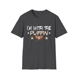 I'm With The Puffin T-Shirt — Cute Puffin Bird Graphic Tee for Bird Lovers