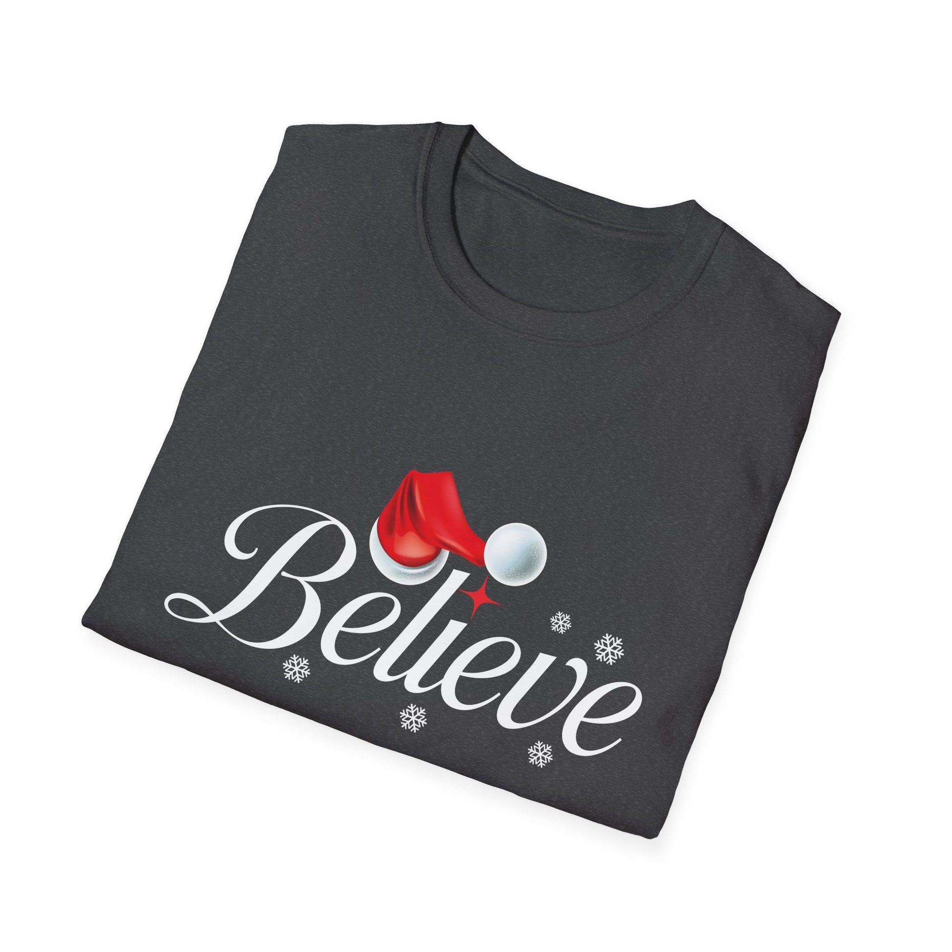 Believe Christmas Shirt Xmas Graphic  Christmas Vacation Unisex T-Shirt