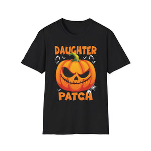 Daughter Halloween Costume Funny Pumpkin Family Halloween Tee Unisex Softstyle T-Shirt
