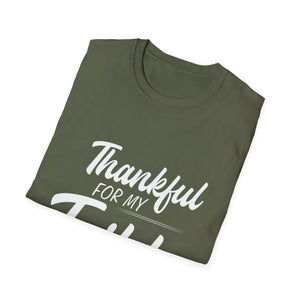 Thankful for My Tribe T-Shirt — Family Thanksgiving Graphic Tee