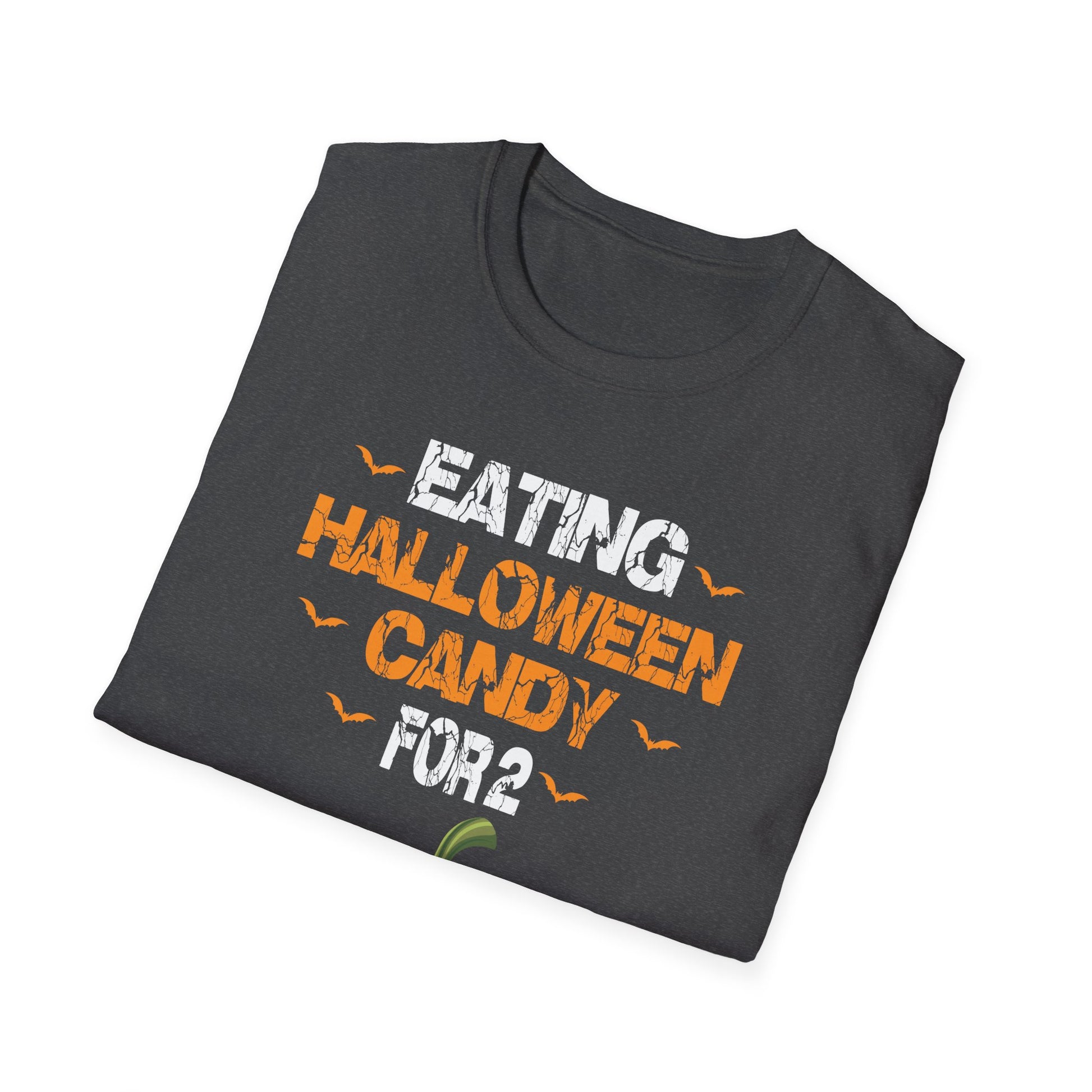 Halloween Candy Pumpkin T-Shirt — 'Eating Halloween Candy for 2' Maternity Tee