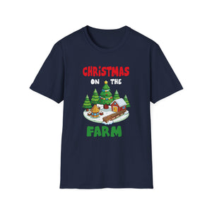 CHRISTMAS ON THE FARM Country Farmhouse Christmas Unisex T-Shirt