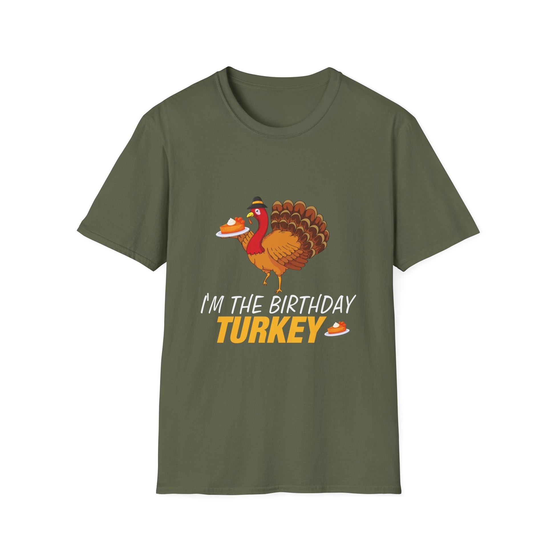 Birthday Turkey T-Shirt – "I'm the Birthday Turkey" Funny Thanksgiving Tee