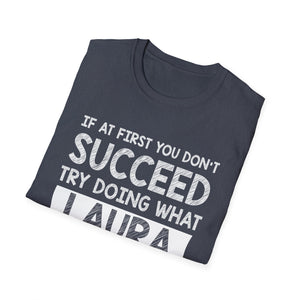 LAURA Gift Name Personalized Birthday Funny Christmas Joke T-Shirt