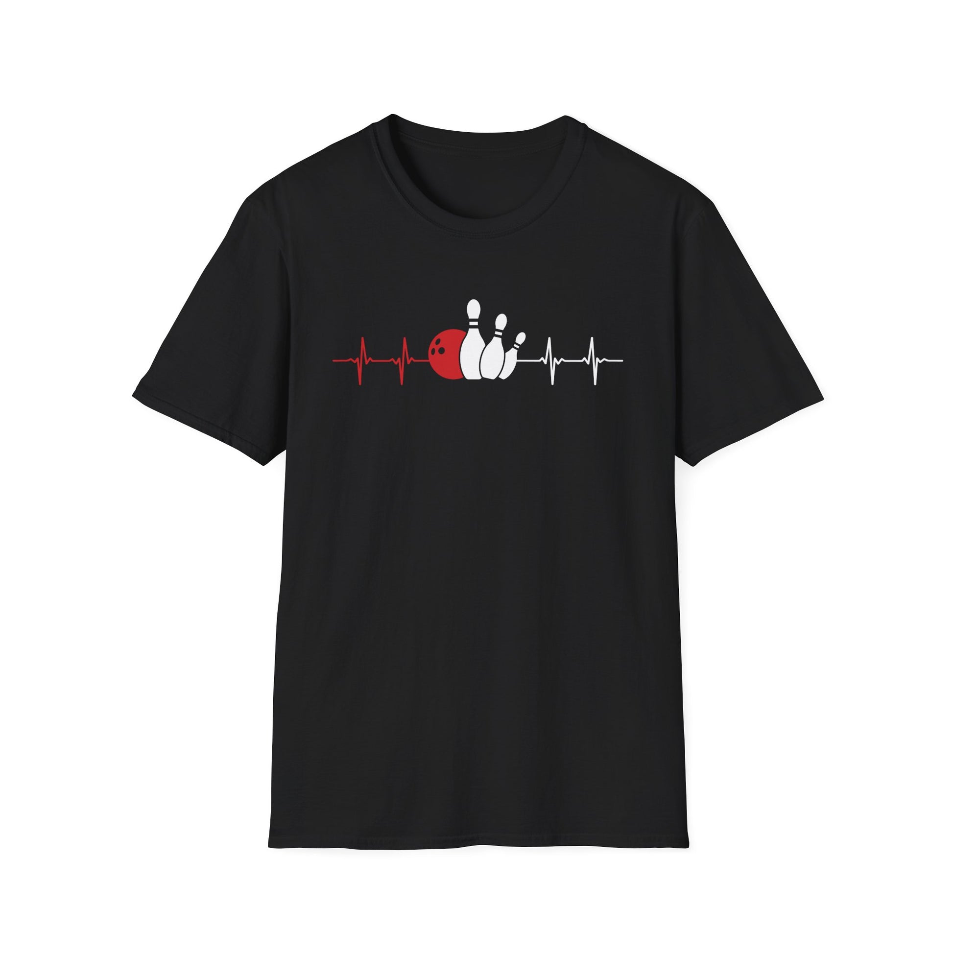 Heartbeat Bowling ECG Pulse Bowling Ball Bowler Unisex T-Shirt