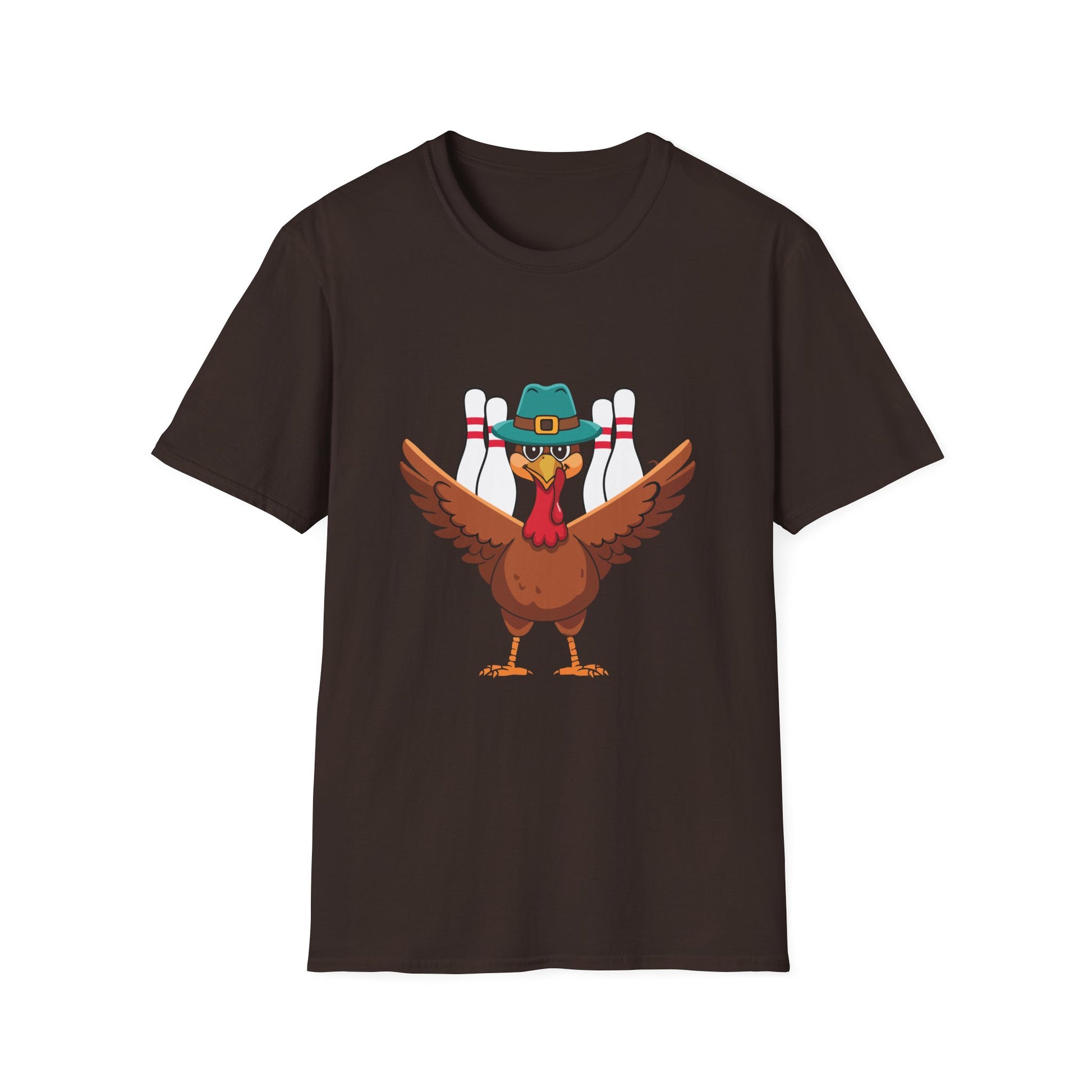 Thanksgiving Bowling Turkey  Unisex T-Shirt