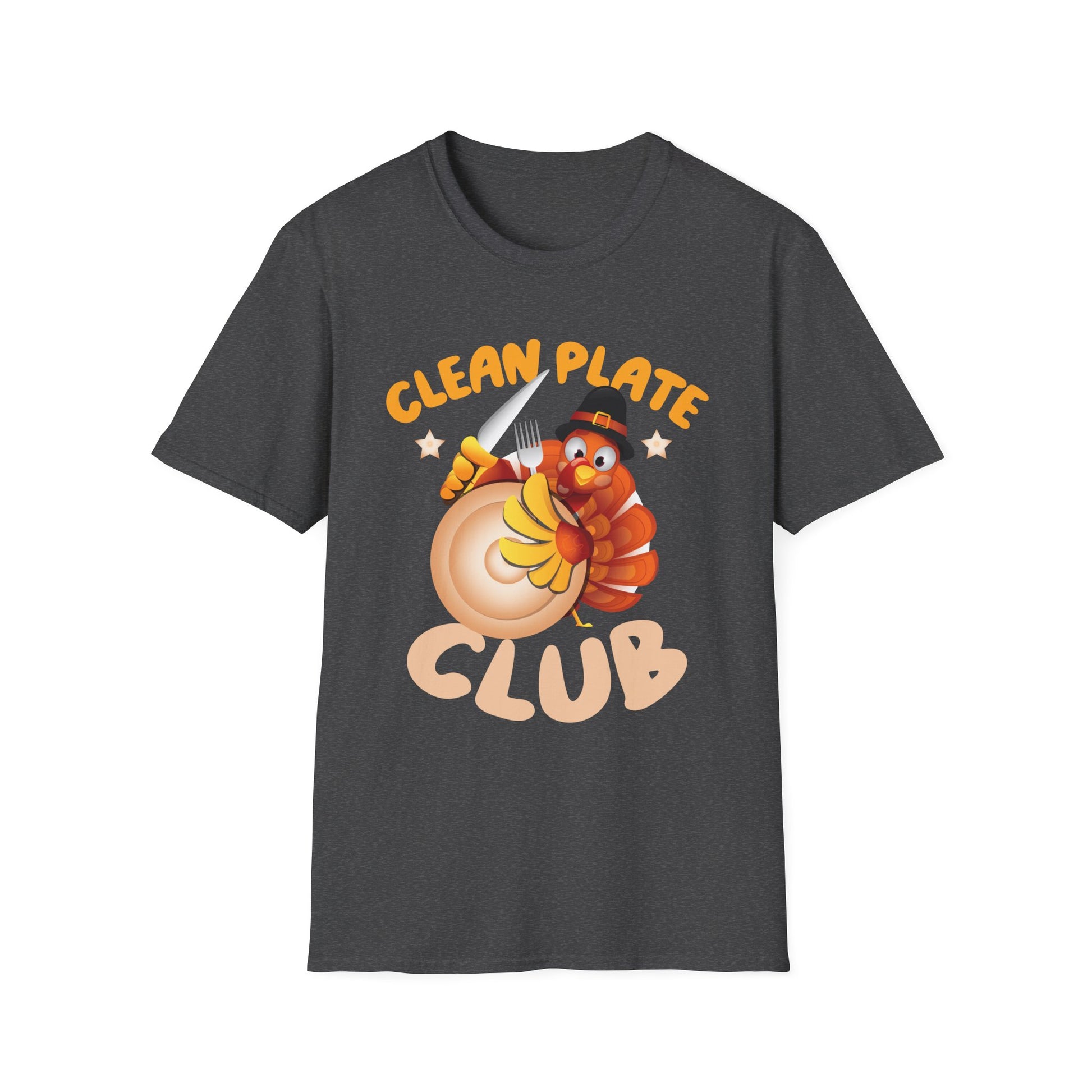 Clean Plate Club Thanksgiving Shirt Funny Thanksgiving Humor  Unisex T-Shirt