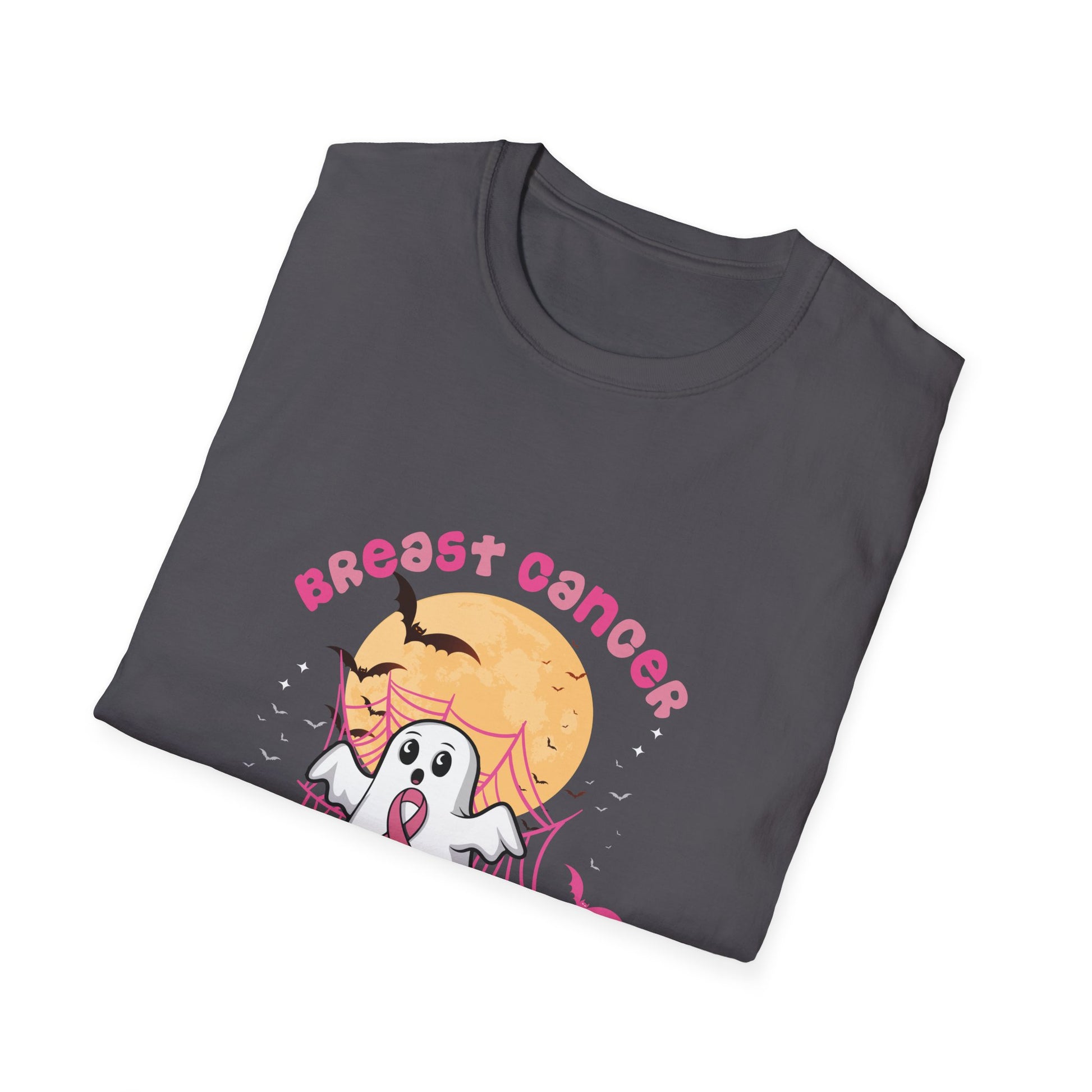 Breast Cancer Is Boo Sheet Halloween Breast Cancer Awareness Unisex  Tee,