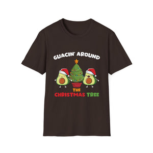 Guacin' Around the Christmas Tree T-Shirt — Funny Avocado Holiday Tee