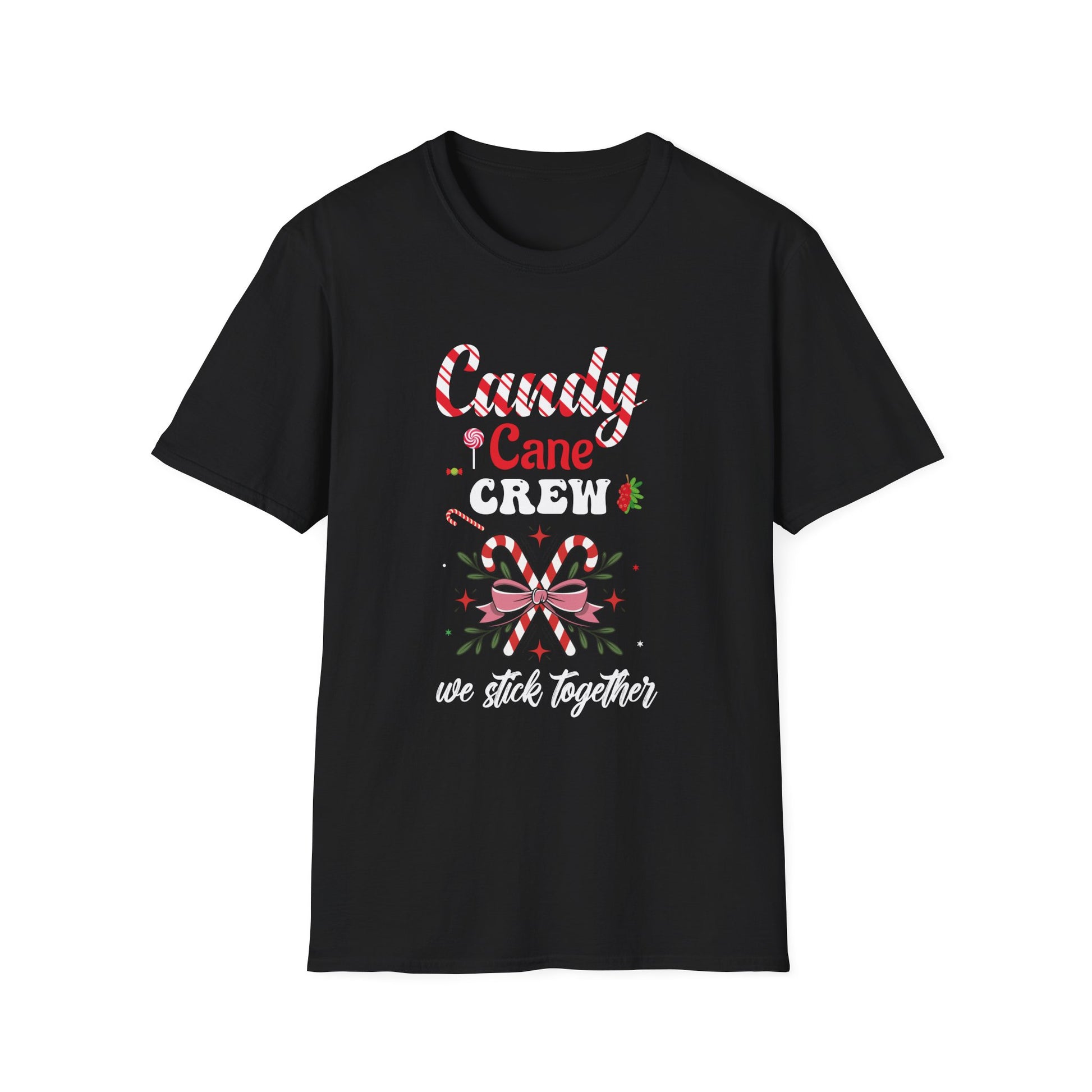 Christmas Candy Cane Heart Holiday Family Matching Pajama PJ T-Shirt