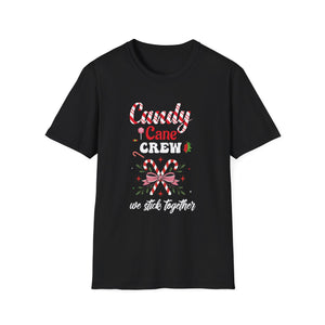 Christmas Candy Cane Heart Holiday Family Matching Pajama PJ T-Shirt