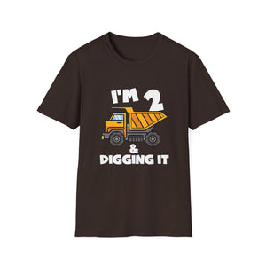 2nd Birthday Dump Truck T-Shirt — 