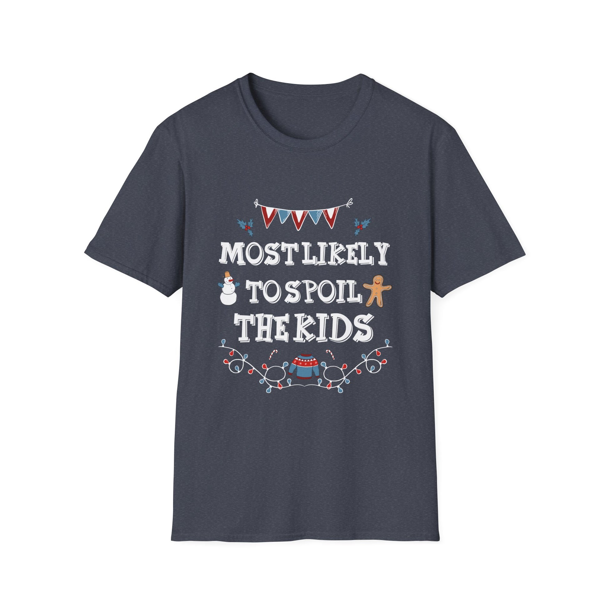 Most Likely To Spoil The Kids Merry Christmas Funny T-Shirt
