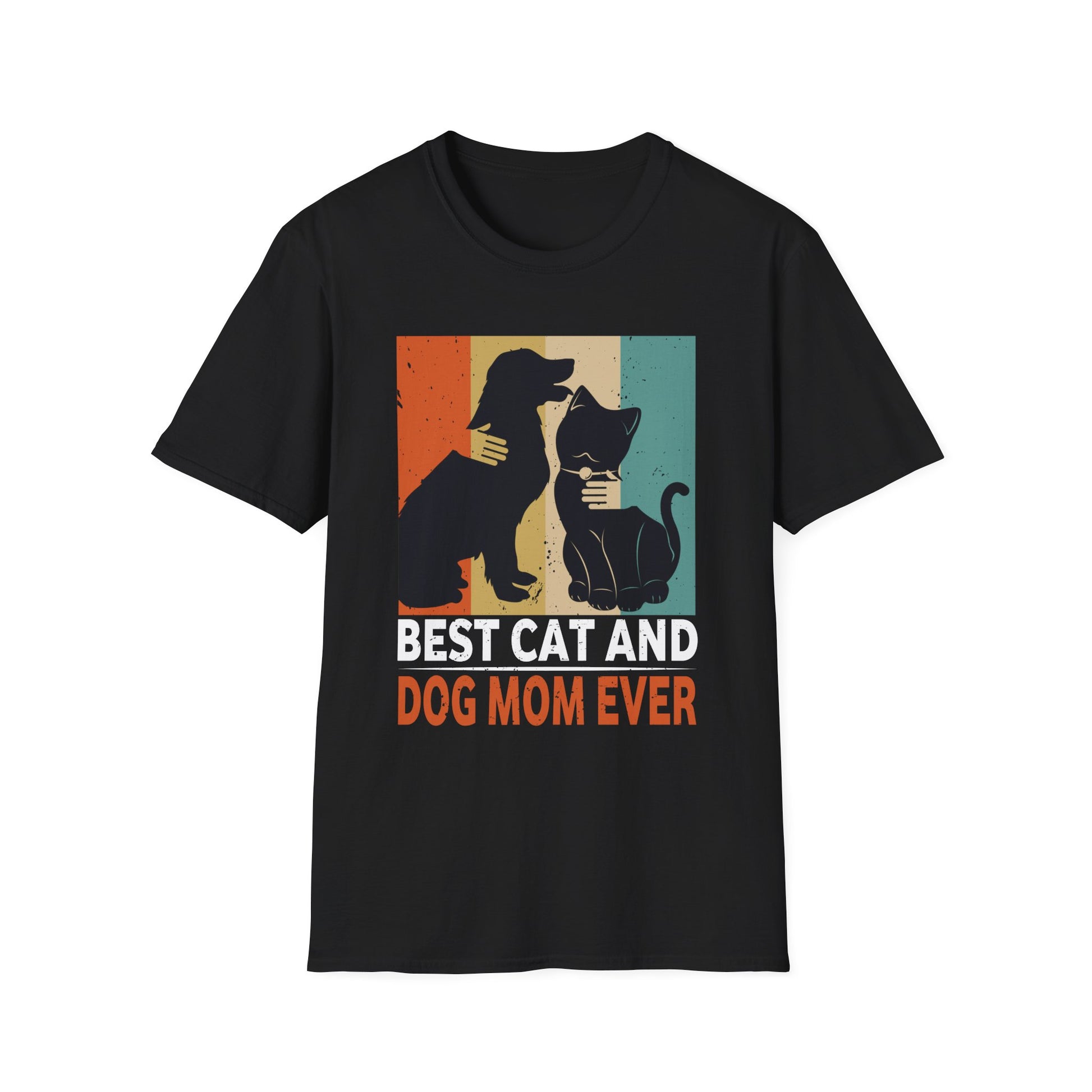 Retro Cat Dog Mom Cat Mama Furmama Puppy Kitty Mothers Day Unisex T-Shirt