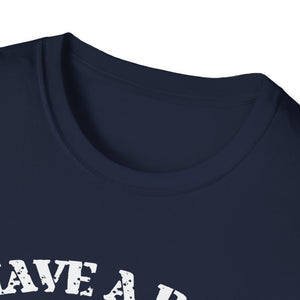Have a Rad Christmas T-Shirt — Retro Gas Mask Santa Holiday Tee