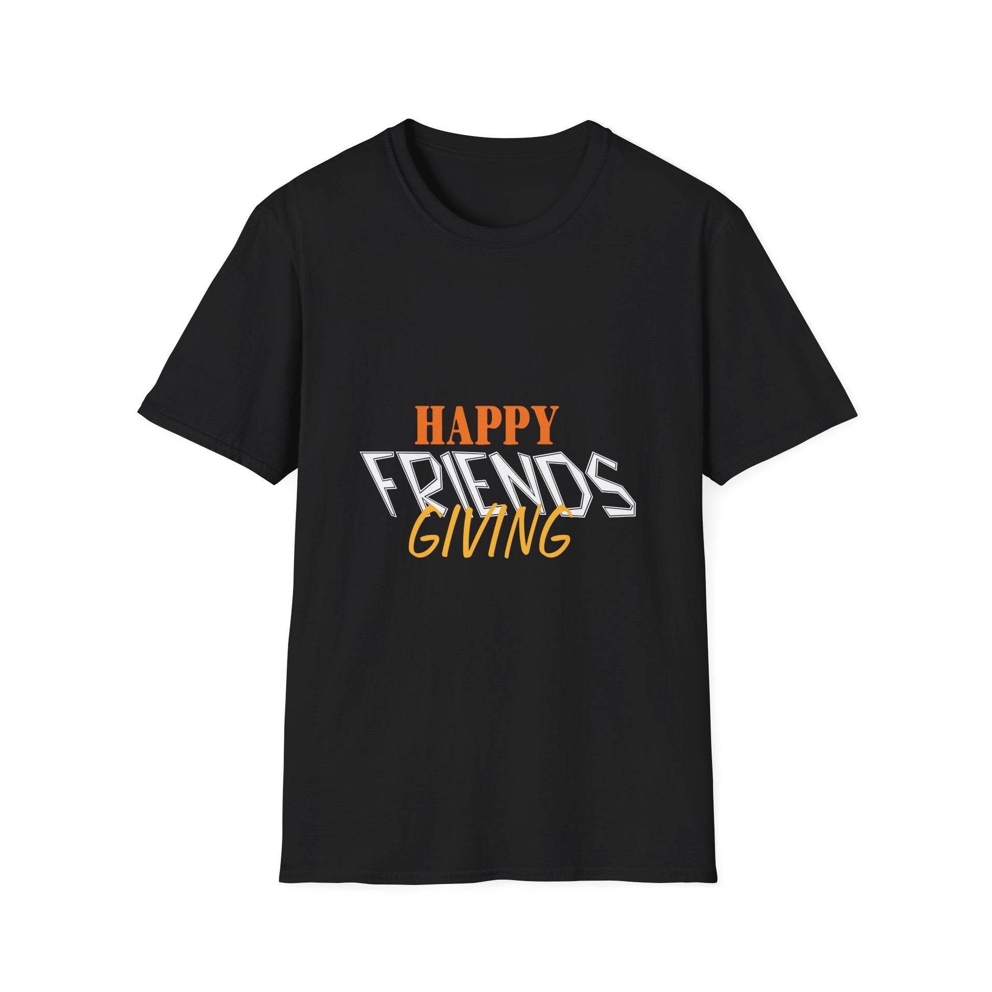 Friendsgiving T-Shirt — "Happy Friendsgiving" Holiday Tee  Unisex T-Shirt