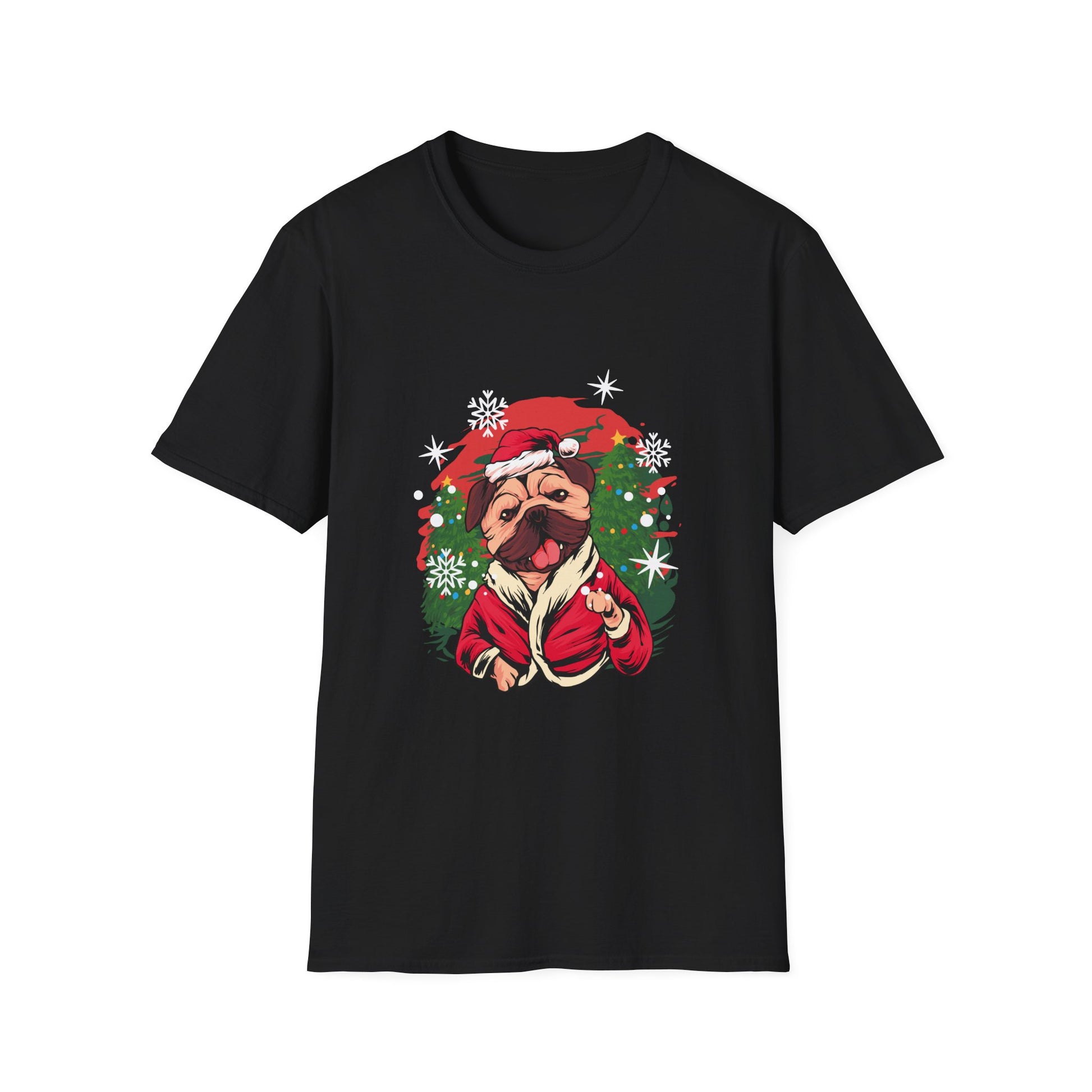 Christmas French Bulldog Outfit Santa Christmas Unisex T-Shirt