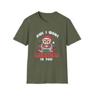 Christmas Owl T-Shirt — 