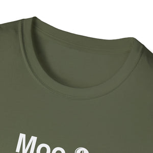 Funny Turkey 'Moo?' T-Shirt - Silly Thanksgiving Turkey Graphic Tee