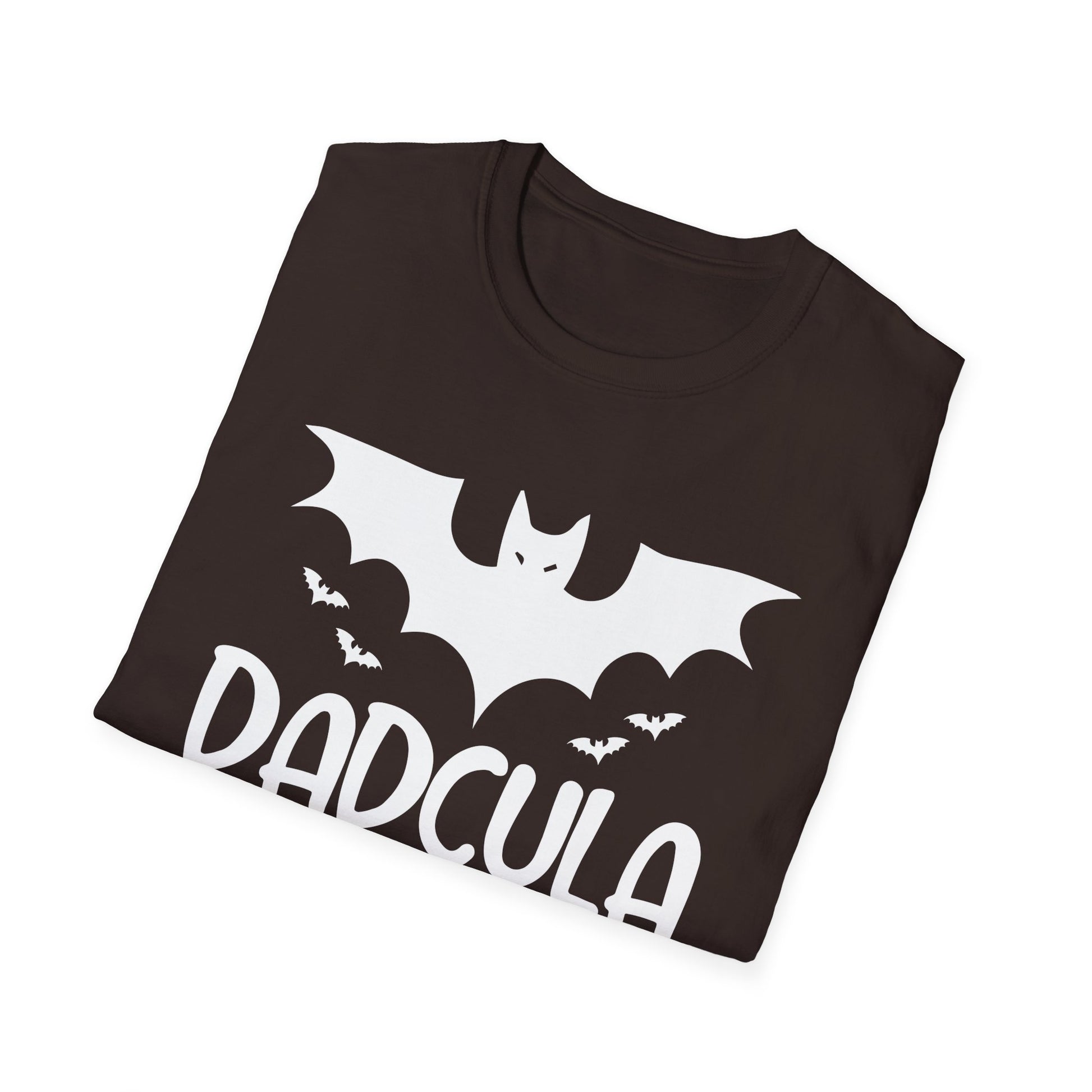 Dadcula T-Shirt — Halloween Dad Bat Design