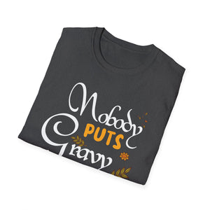 Nobody Puts Gravy in the Corner T-Shirt — Funny Thanksgiving Turkey Day Shirt