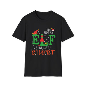 Elf Short Funny Christmas T-Shirt – 