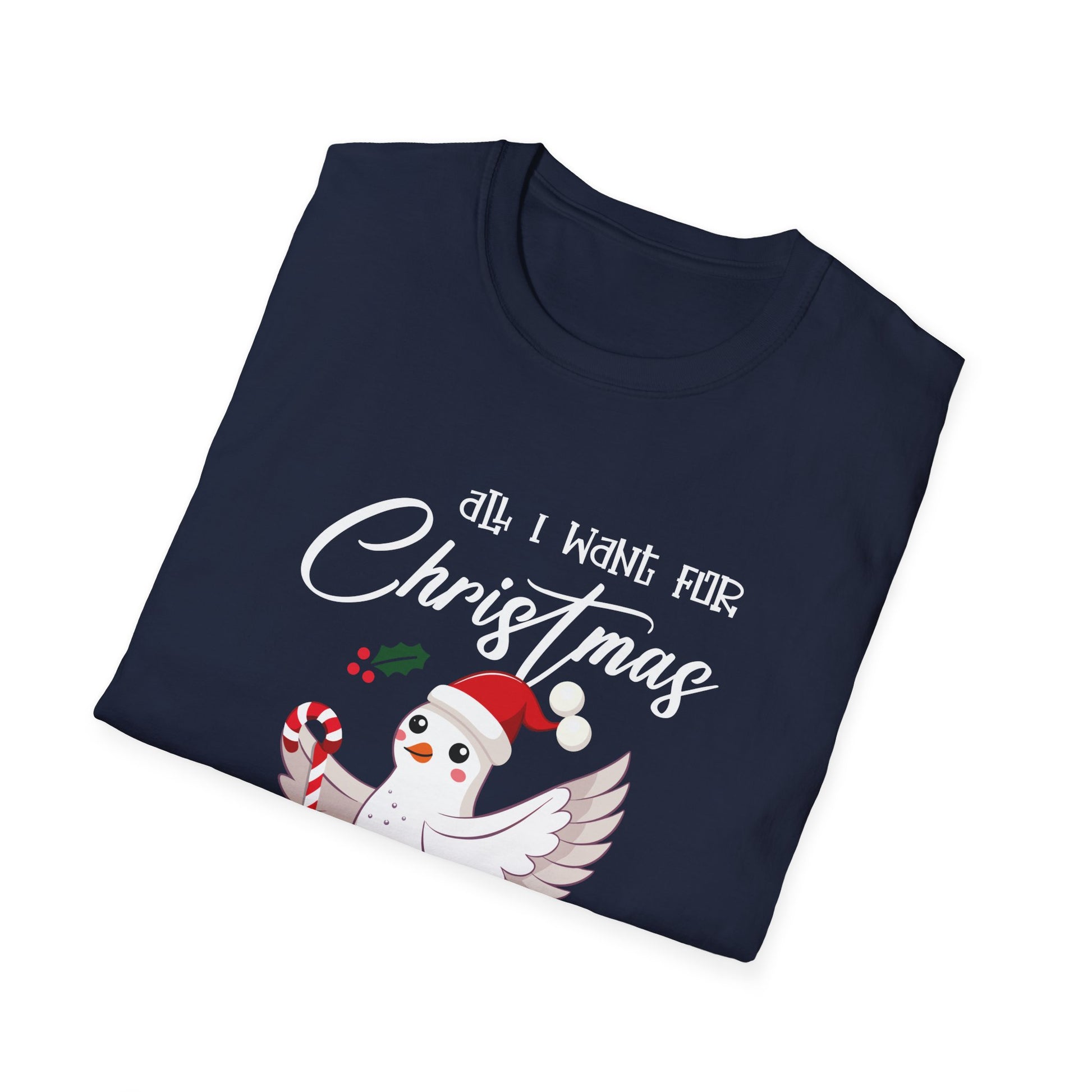 Christmas Is Better With A Pigeon Ugly Christmas Sweater Unisex T-Shirt