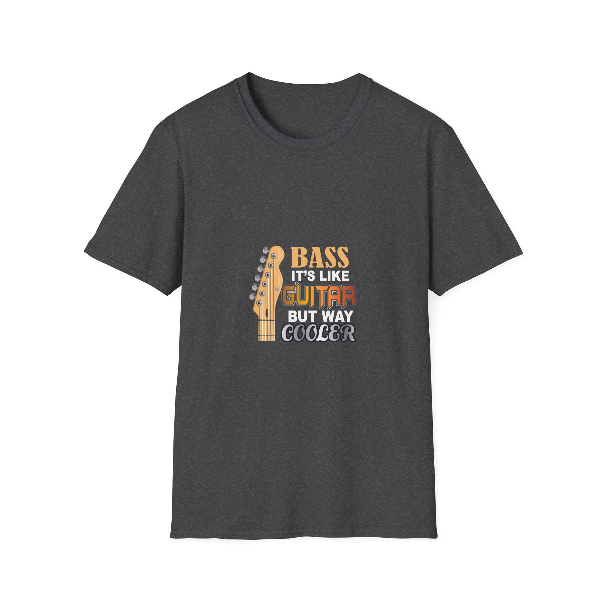 Bass Guitar T-Shirt — "Bass: It’s Like Guitar But Way Cooler" Graphic Tee