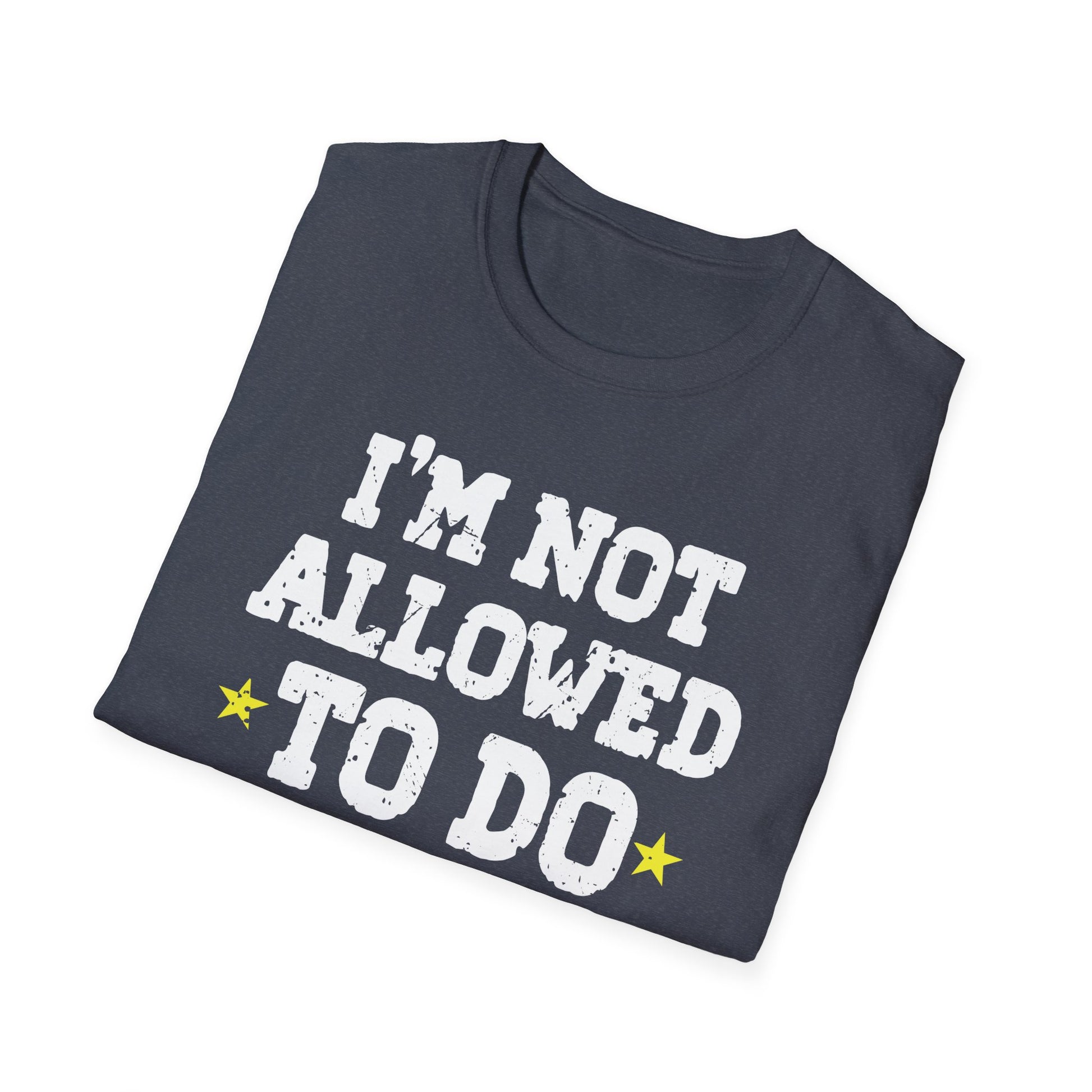 Not allowed to do shots funny alcohol slogan tequila party Unisex Shirt
