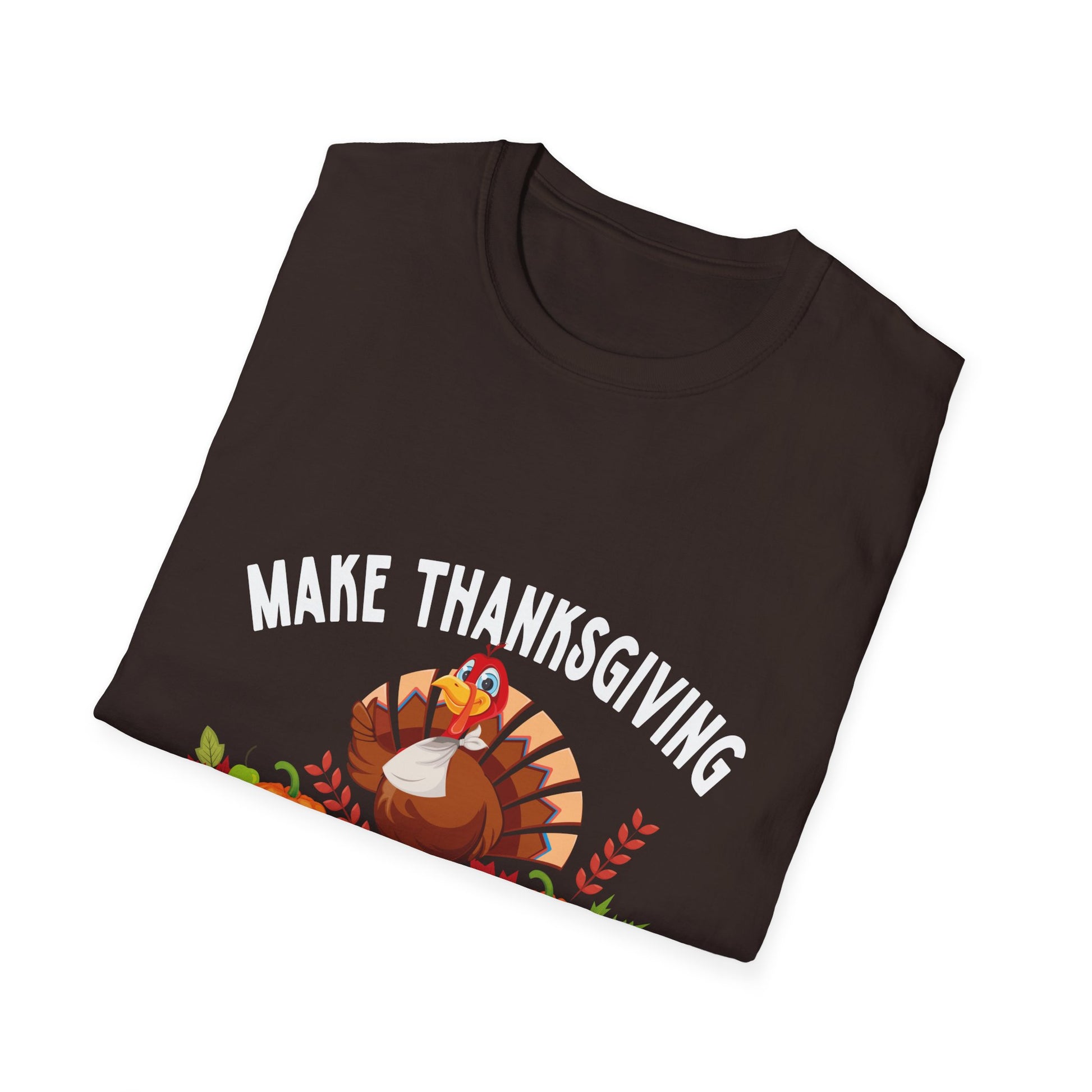 Thanksgiving T-Shirt — "Make Thanksgiving Great Again" Turkey Holiday Tee