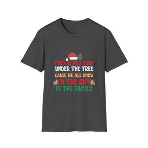 Funny Christmas Kids Girls Boys Christmas Pajamas Christmas Unisex Softstyle T-Shirt
