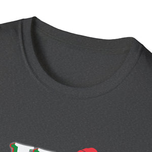 On The Naughty List And I Regret Nothing Funny XmasUnisex Softstyle T-Shirt
