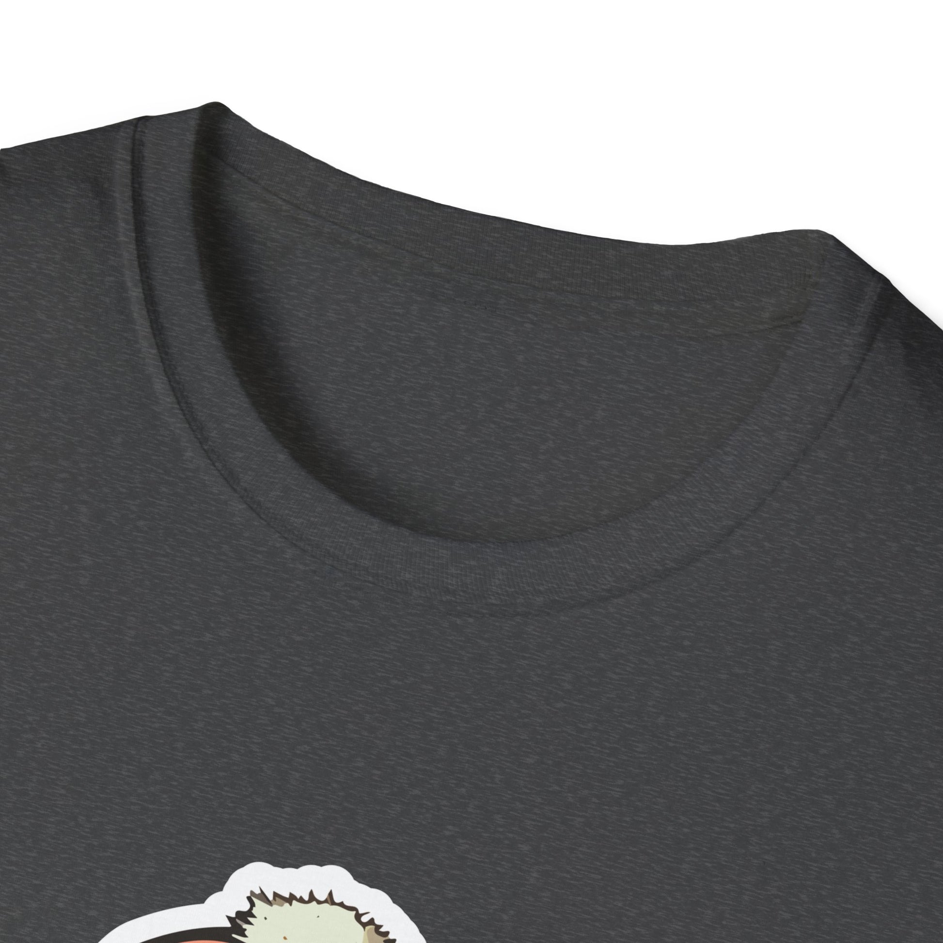 Cute Winter Squirrel T-Shirt — Cartoon Squirrel Wearing Knit Hat and Acorn
