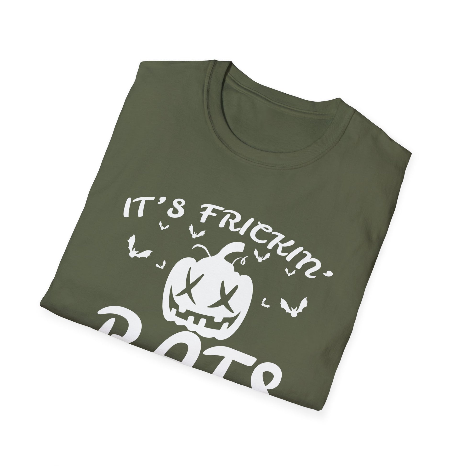Halloween Bat T‑Shirt — "It's Frickin' Bats I Love Halloween" Graphic Tee