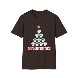 Oh Dentistree T-Shirt — Funny Dental Christmas Tee for Dentists & Hygienists