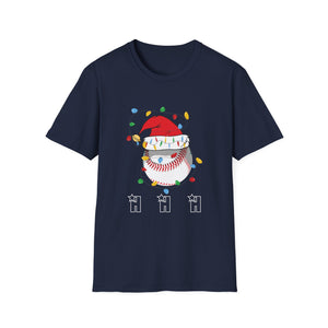 Christmas Ho Ho Ho Baseball Christmas Unisex T-Shirt