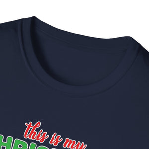 Tapir Christmas Tree Christmas Animal Gifts Unisex Softstyle T-Shirt