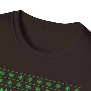 T-Rex Christmas Ugly Christmas Dinosaur Unisex Softstyle T-Shirt
