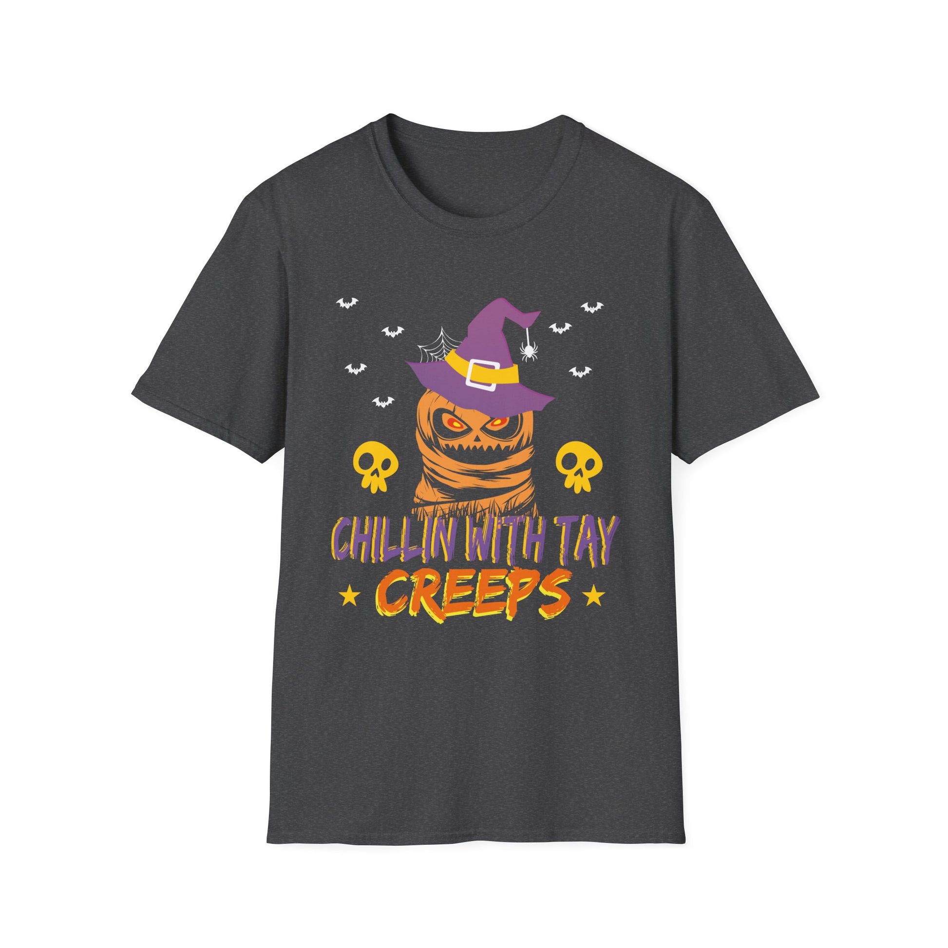 Halloween 2025 Ghost Trick or Treat Outfit Halloween Party  Unisex Softstyle T-Shirt