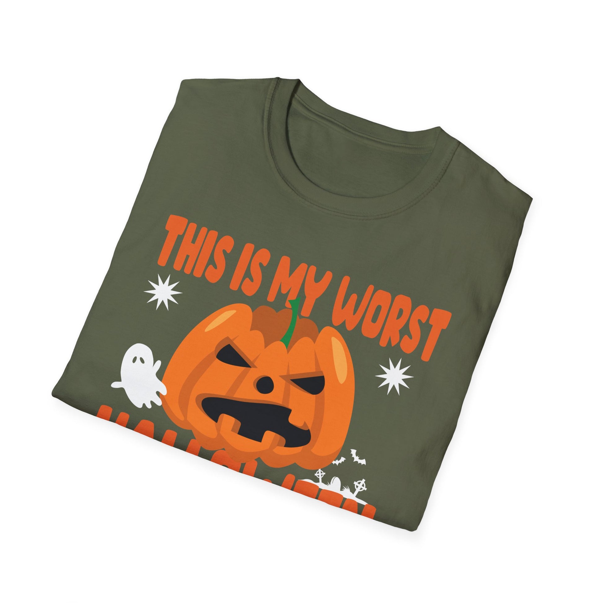 Halloween T-Shirt — "This Is My Worst Halloween Costume Ever" Funny Pumpkin Tee