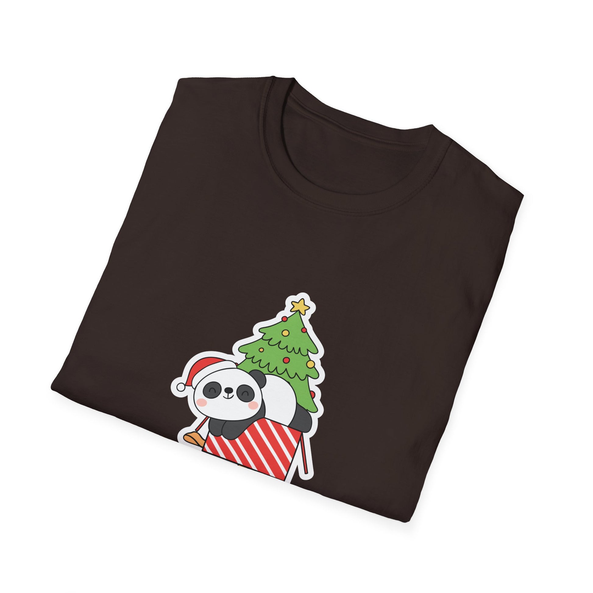 Christmas Panda T-Shirt — "Have a Panda-stic Christmas" Holiday Tee